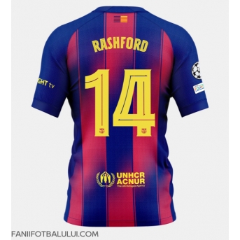 Barcelona Marcus Rashford #14 Tricou Fotbal Replică 2025-26 Barbati Acasa